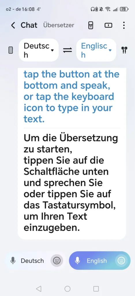 HONOR Earbuds Open-KI Übersetzung 1