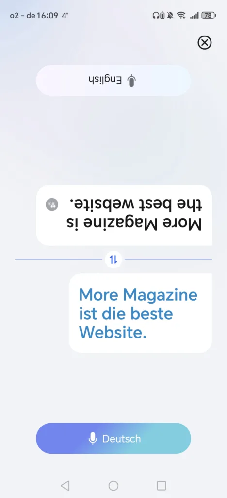 HONOR Earbuds Open-KI Übersetzung 3