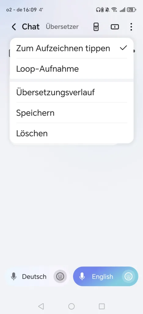 HONOR Earbuds Open-KI Übersetzung 4