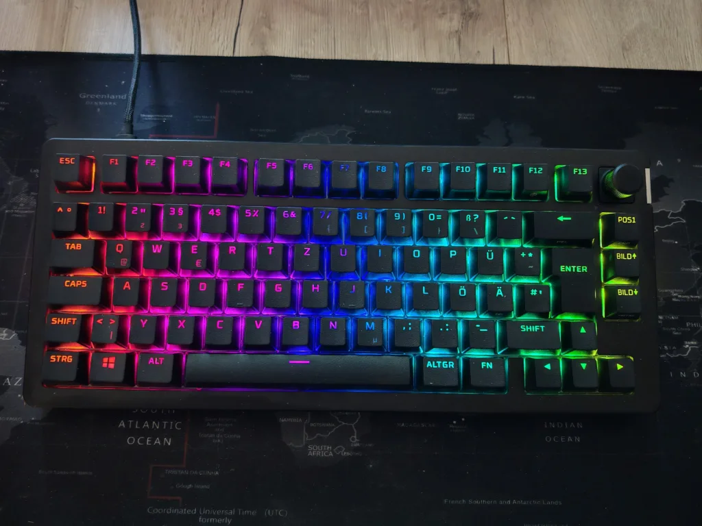 HyperX Alloy Rise 75 Wireless Gaming Tastatur - Draufsicht
