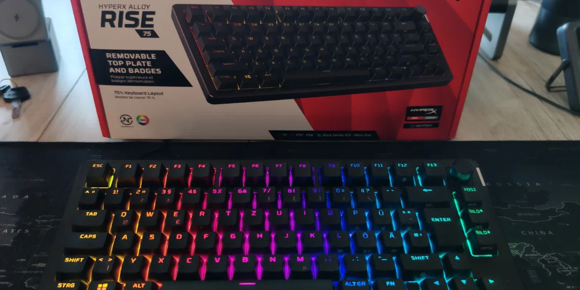 HyperX Alloy Rise 75 Wireless Gaming Tastatur - Titelbild