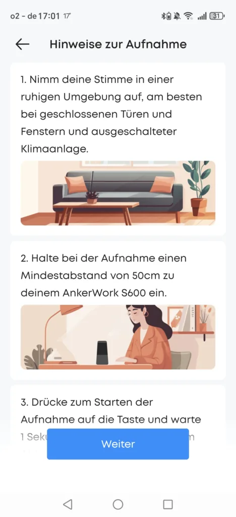 Anker Work S600 Speakerphone - Erklärung Voice Aufnahme KI - 1