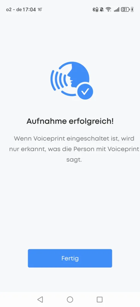 Anker Work S600 Speakerphone - Voice Mail KI kallibrieren - Erfolgreich