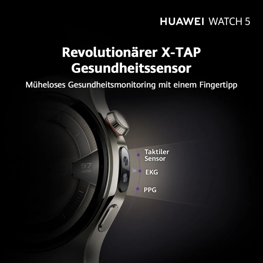 HUAWEI WATCH 5 - X-Tap Technologie