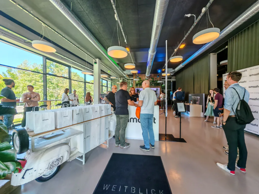 Event Amazfit München - Ankunft in den heiligen Hallen