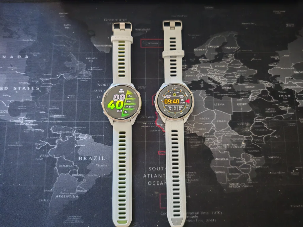 Garmin Forerunner 970 - Forerunner 970 Links vs Forerunner 965 Rechts