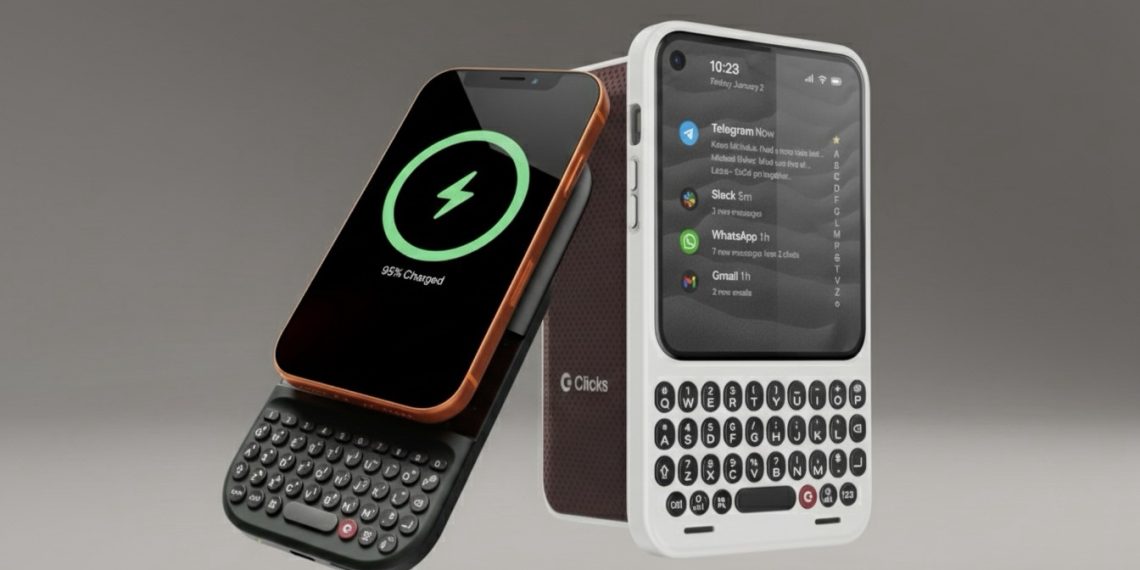 Clicks Communicator and Powerkeyboard Titelbild