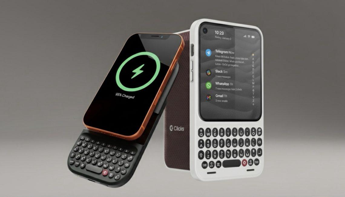 Clicks Communicator and Powerkeyboard Titelbild