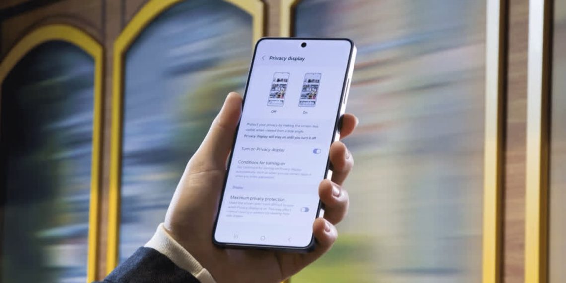 Display Datenschutz Samsung