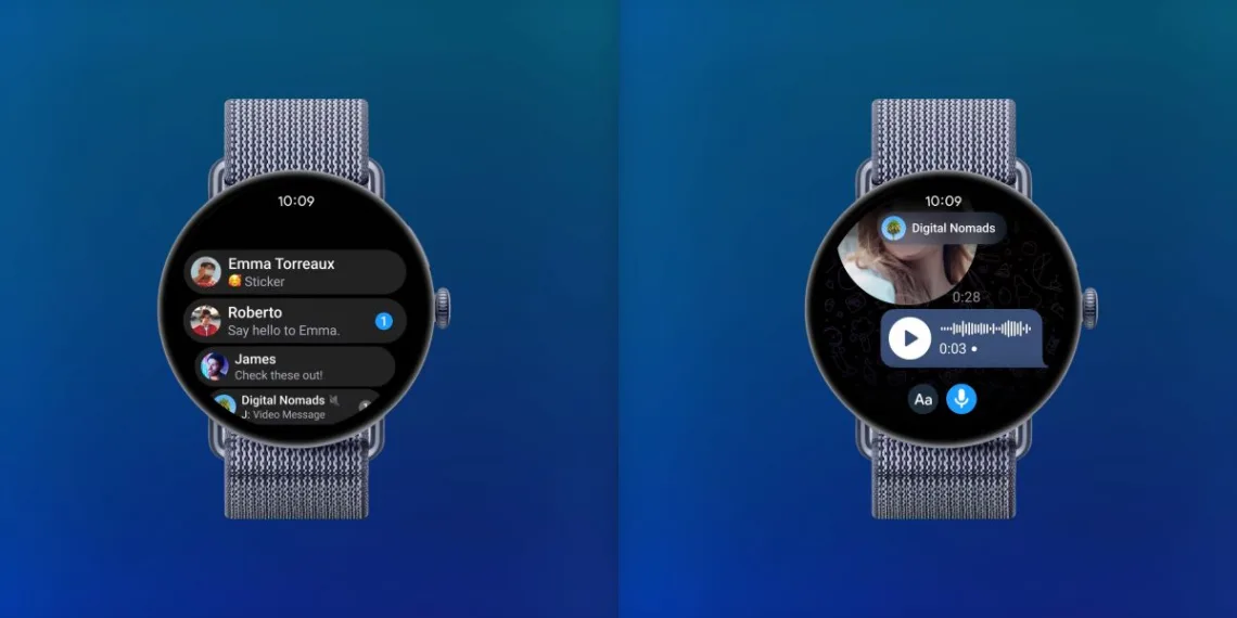 Telegram Wear OS App