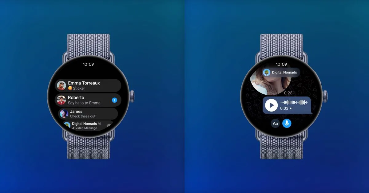 Telegram Wear OS App