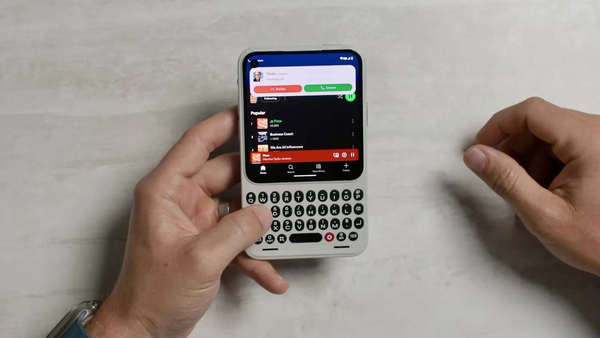 Clicks Communicator